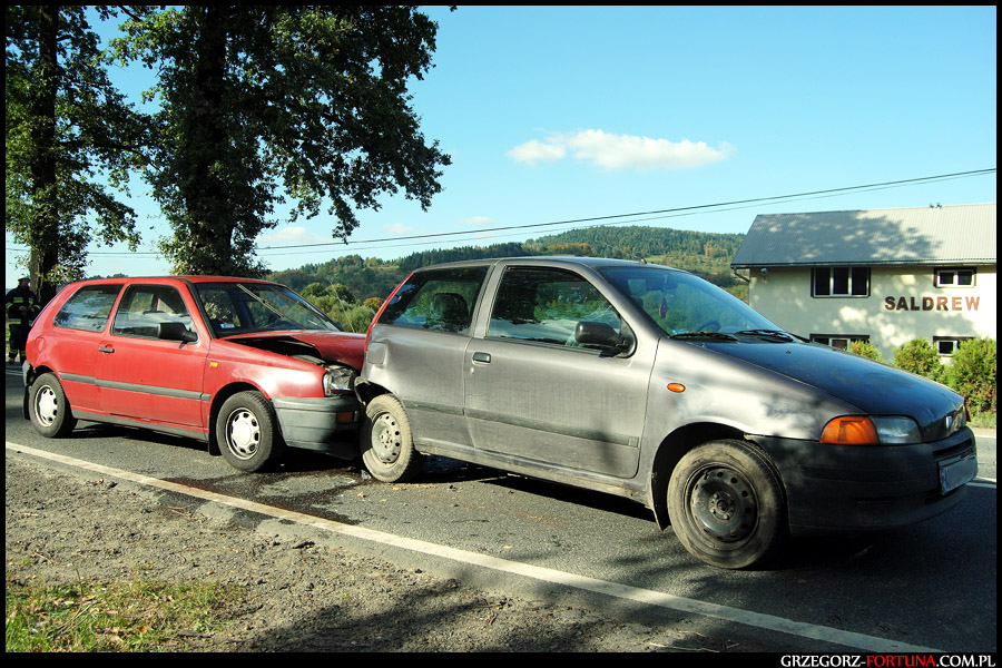 30-09-2013 - Wypadek drogowy - Juszczyn