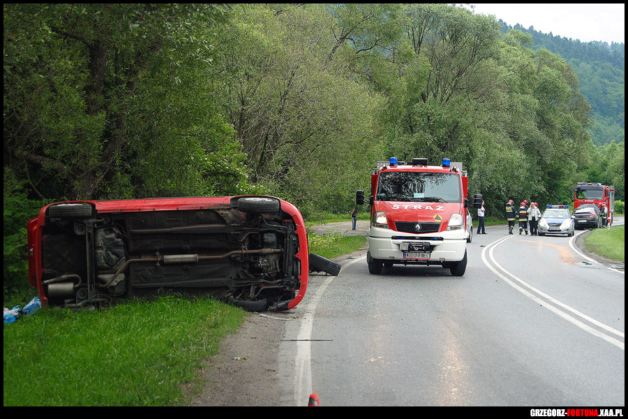 09-06-2012 – Wypadek drogowy - Zembrzyce